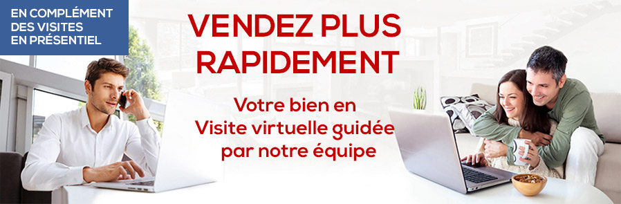 Visite virtuelle guidée pour vendre votre bien